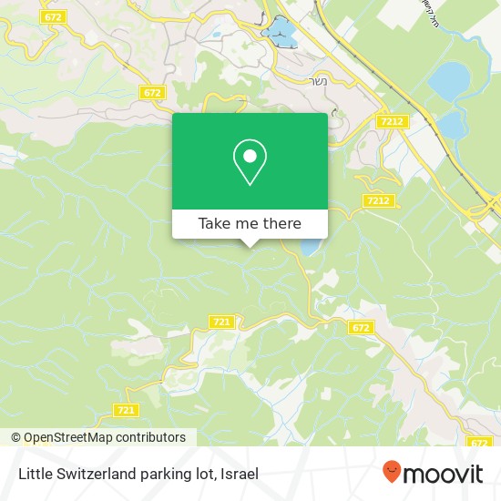 Little Switzerland parking lot map