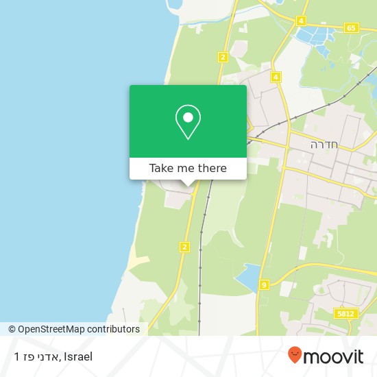 אדני פז 1 map