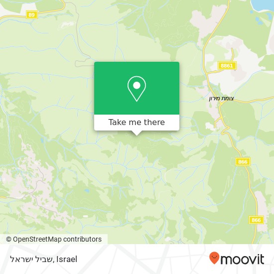 Карта שביל ישראל