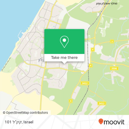 קק"ל 101 map