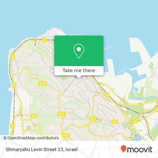 Shmaryahu Levin Street 23 map