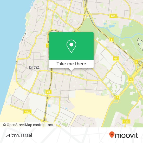 רחל 54 map