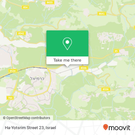 Карта Ha-Yotsrim Street 23