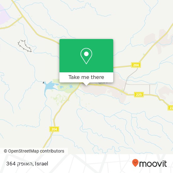 האופק 364 map