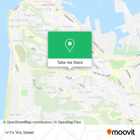 Карта נחל ורדיה