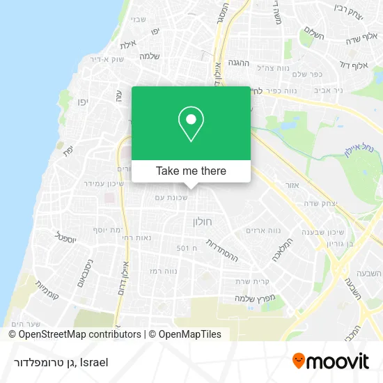 Карта גן טרומפלדור