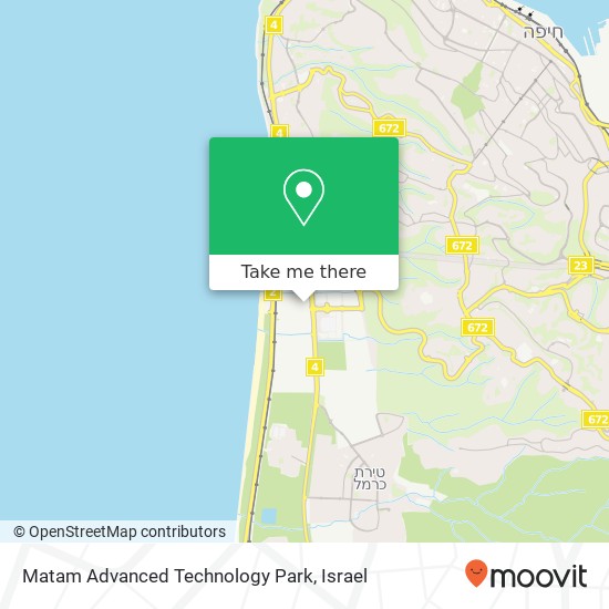 Карта Matam Advanced Technology Park