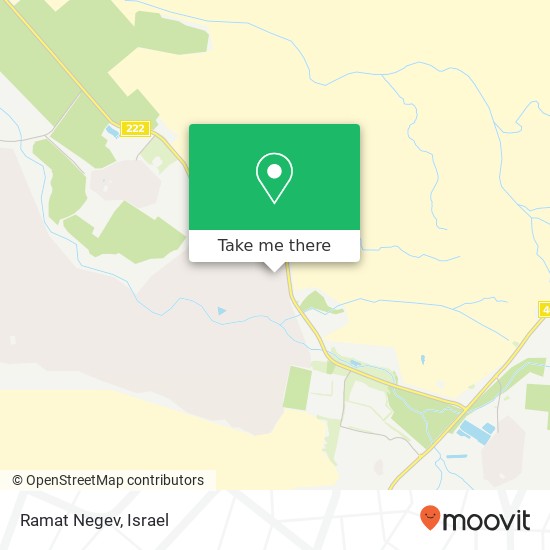 Ramat Negev map