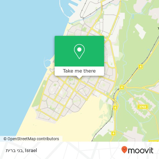 בני ברית map