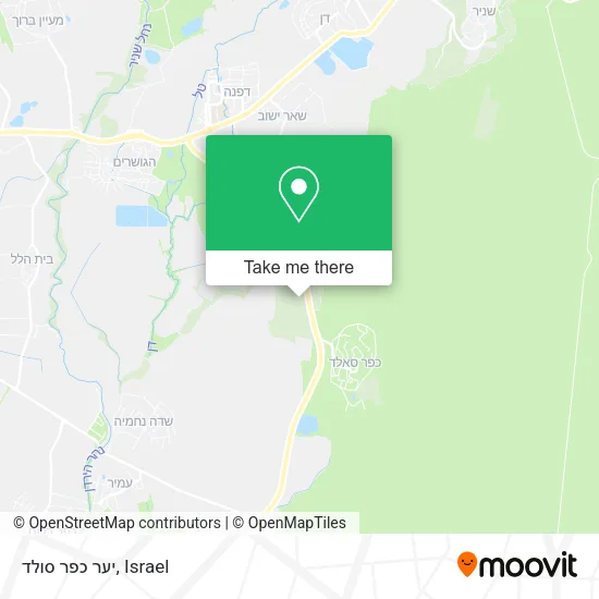 Карта יער כפר סולד