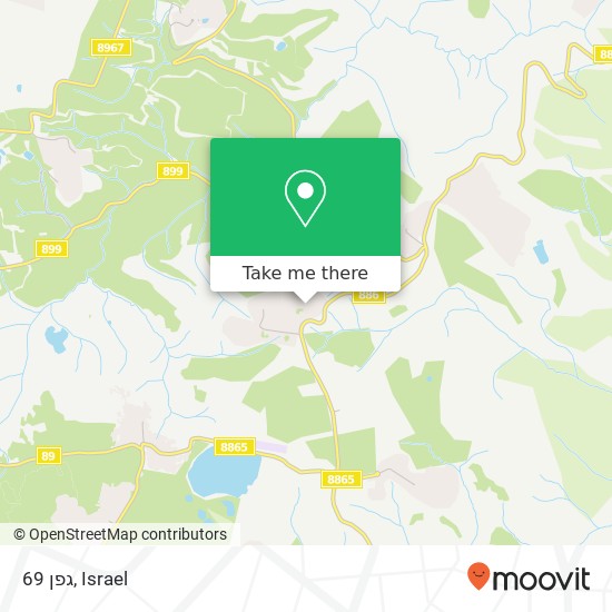 גפן 69 map