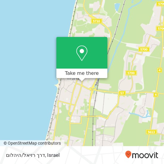 דרך רזיאל/היהלום map