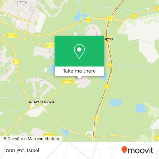 בניין מוזה map