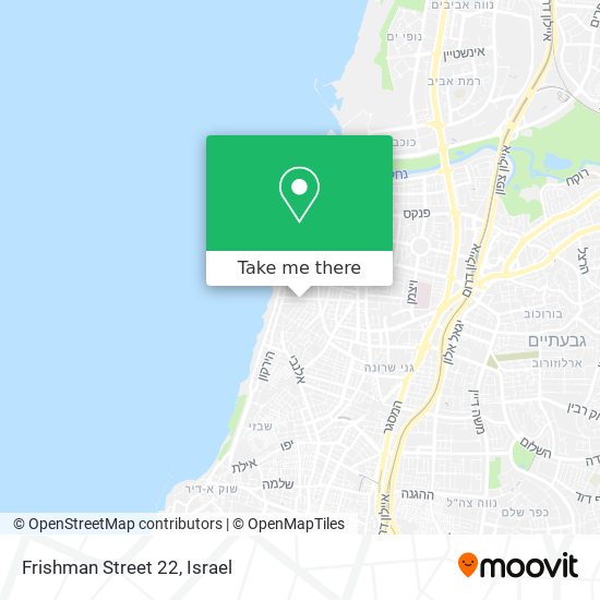 Карта Frishman Street 22