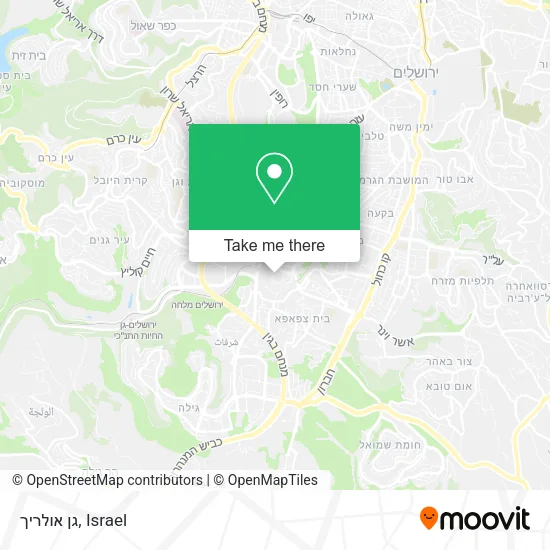 Карта גן אולריך