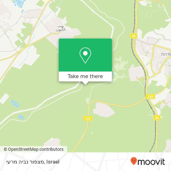 מצפור נביה מרעי map