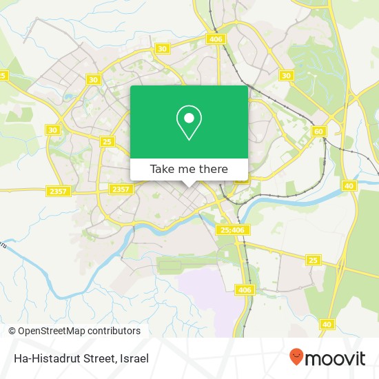 Ha-Histadrut Street map