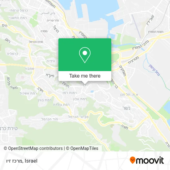Карта מרכז זיו