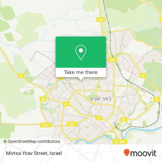 Mivtsa Yoav Street map