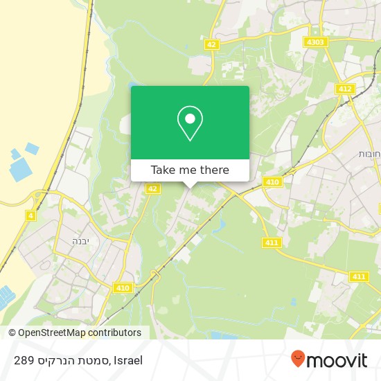 סמטת הנרקיס 289 map