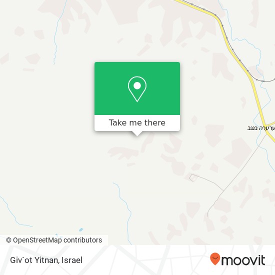 Giv`ot Yitnan map