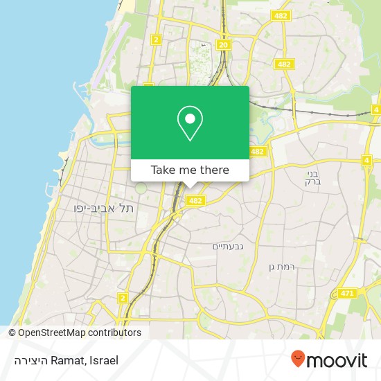 היצירה Ramat map