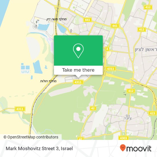 Mark Moshovitz Street 3 map