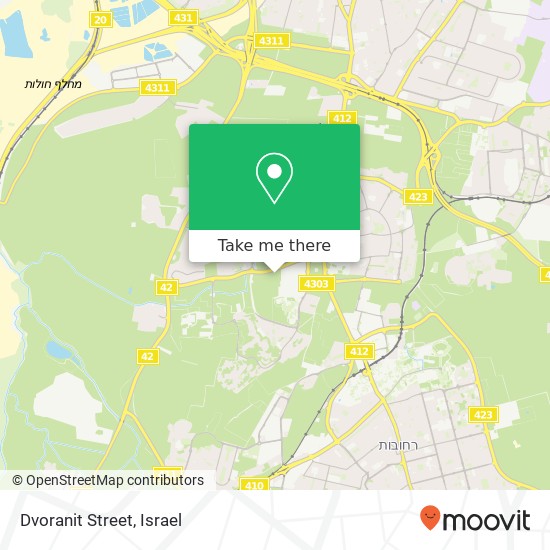 Dvoranit Street map