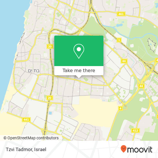 Карта Tzvi Tadmor