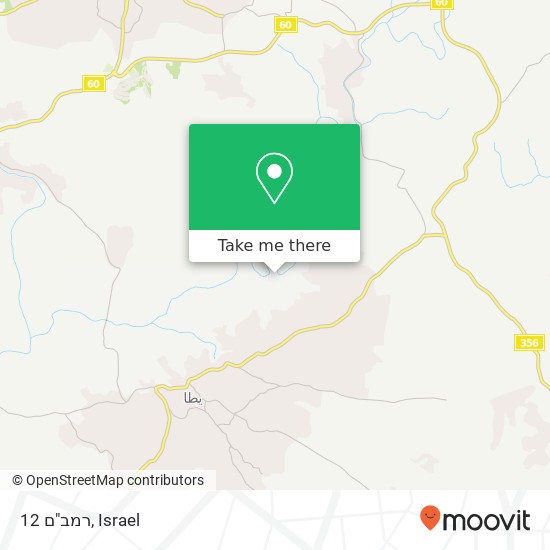 רמב"ם 12 map