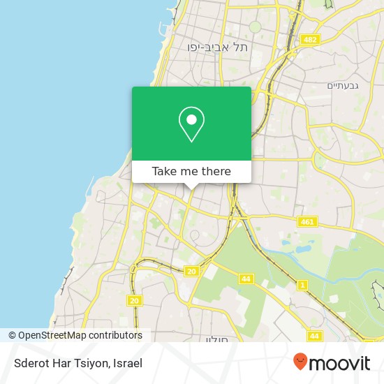 Sderot Har Tsiyon map