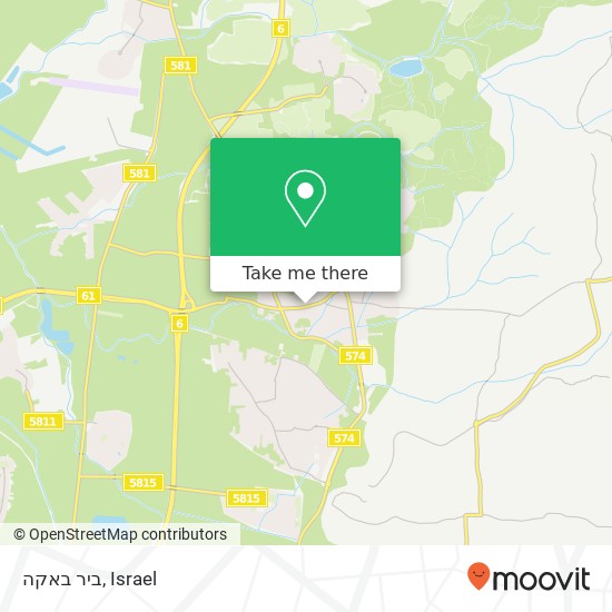 ביר באקה map