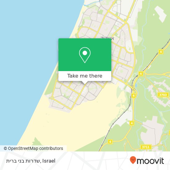 שדרות בני ברית map