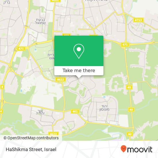 HaShikma Street map