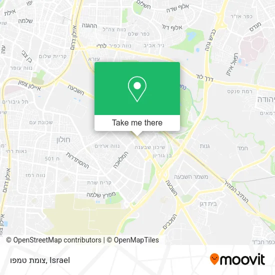 Карта צומת טמפו