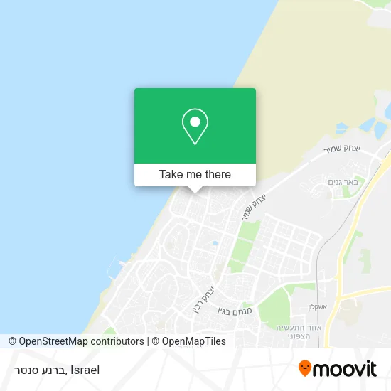 Карта ברנע סנטר