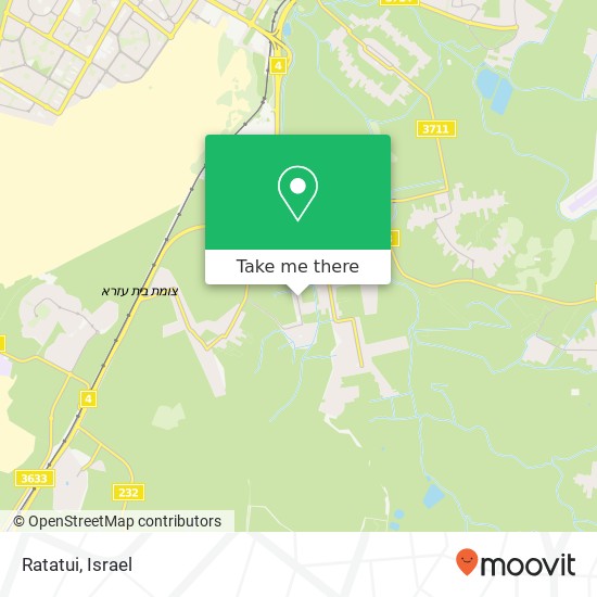 Ratatui, הזית אמונים, 79265 map