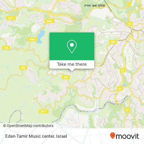 Карта Eden-Tamir Music center