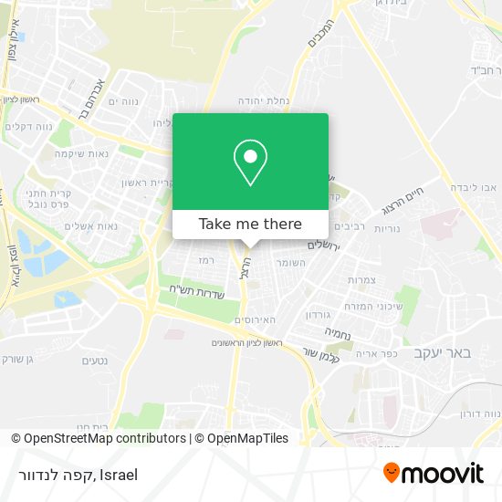 קפה לנדוור map