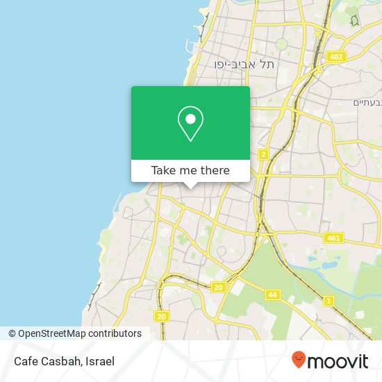 Cafe Casbah, דוד פלורנטין פלורנטין, תל אביב-יפו, 60000 map