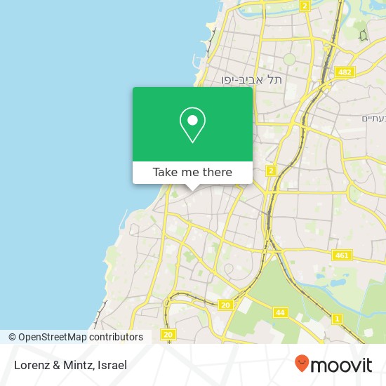 Карта Lorenz & Mintz, אילת נווה צדק, תל אביב-יפו, 66845