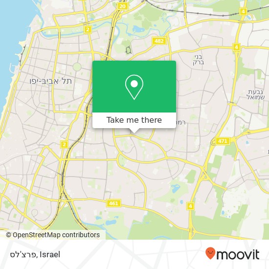 פרצ'לס, גבעתיים, 53000 map