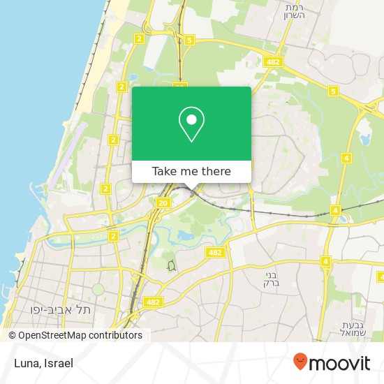 Luna, רמבה אייזיק מרכז הירידים, תל אביב-יפו, 60000 map