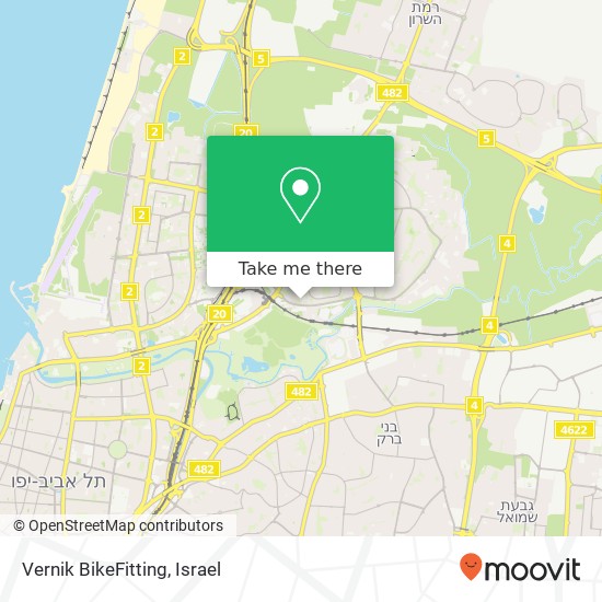 Vernik BikeFitting map