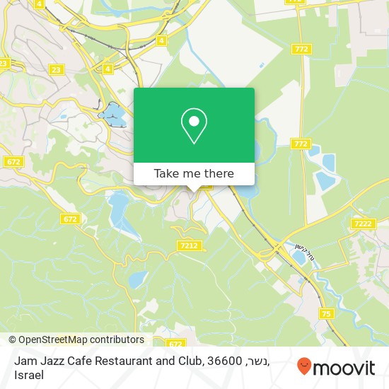 Jam Jazz Cafe Restaurant and Club, נשר, 36600 map