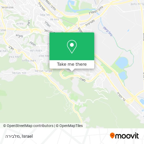 מלבירה map