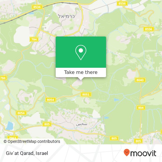 Giv`at Qarad map