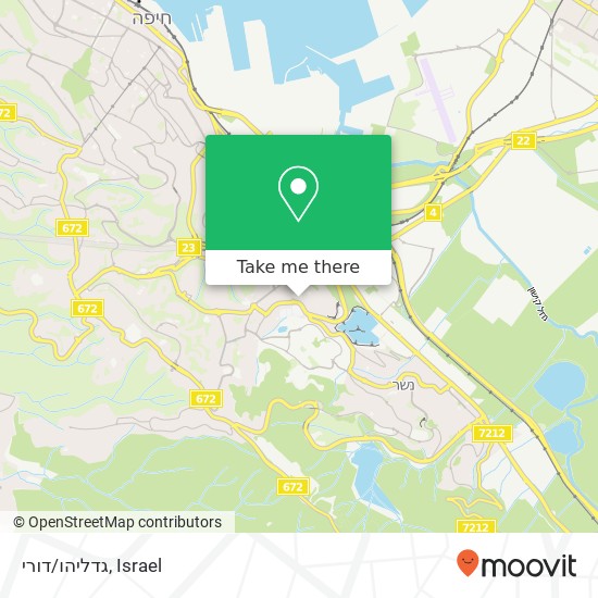 גדליהו/דורי map