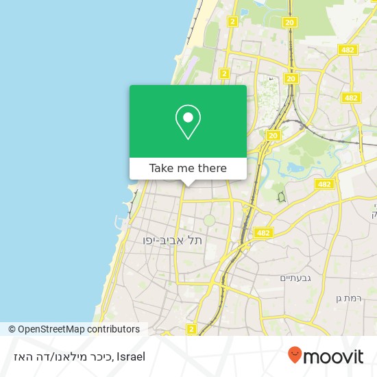 כיכר מילאנו/דה האז map