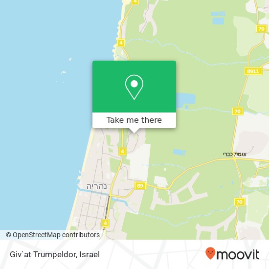 Giv`at Trumpeldor map